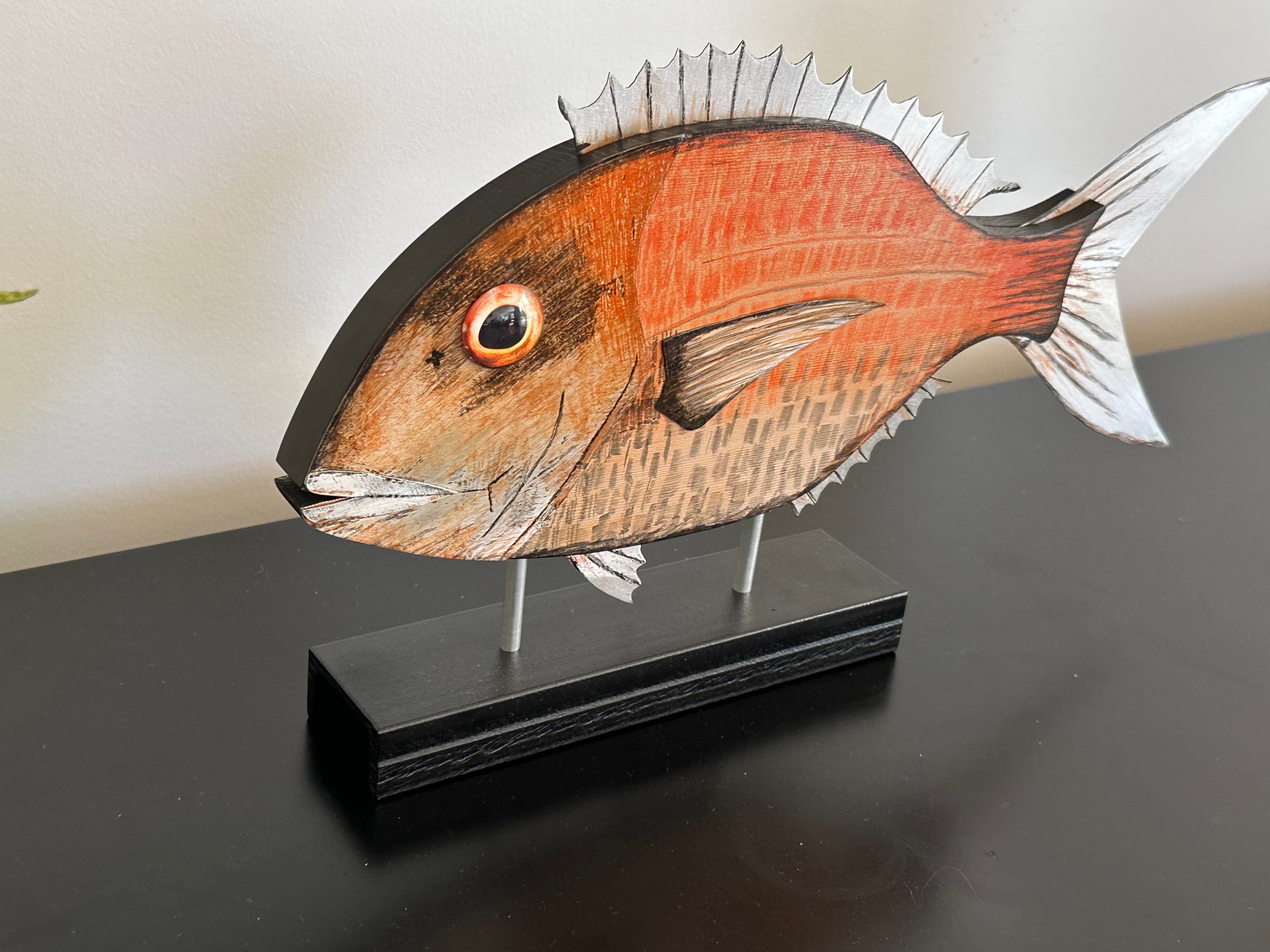 Kelpie, Red Snapper - Sculpture