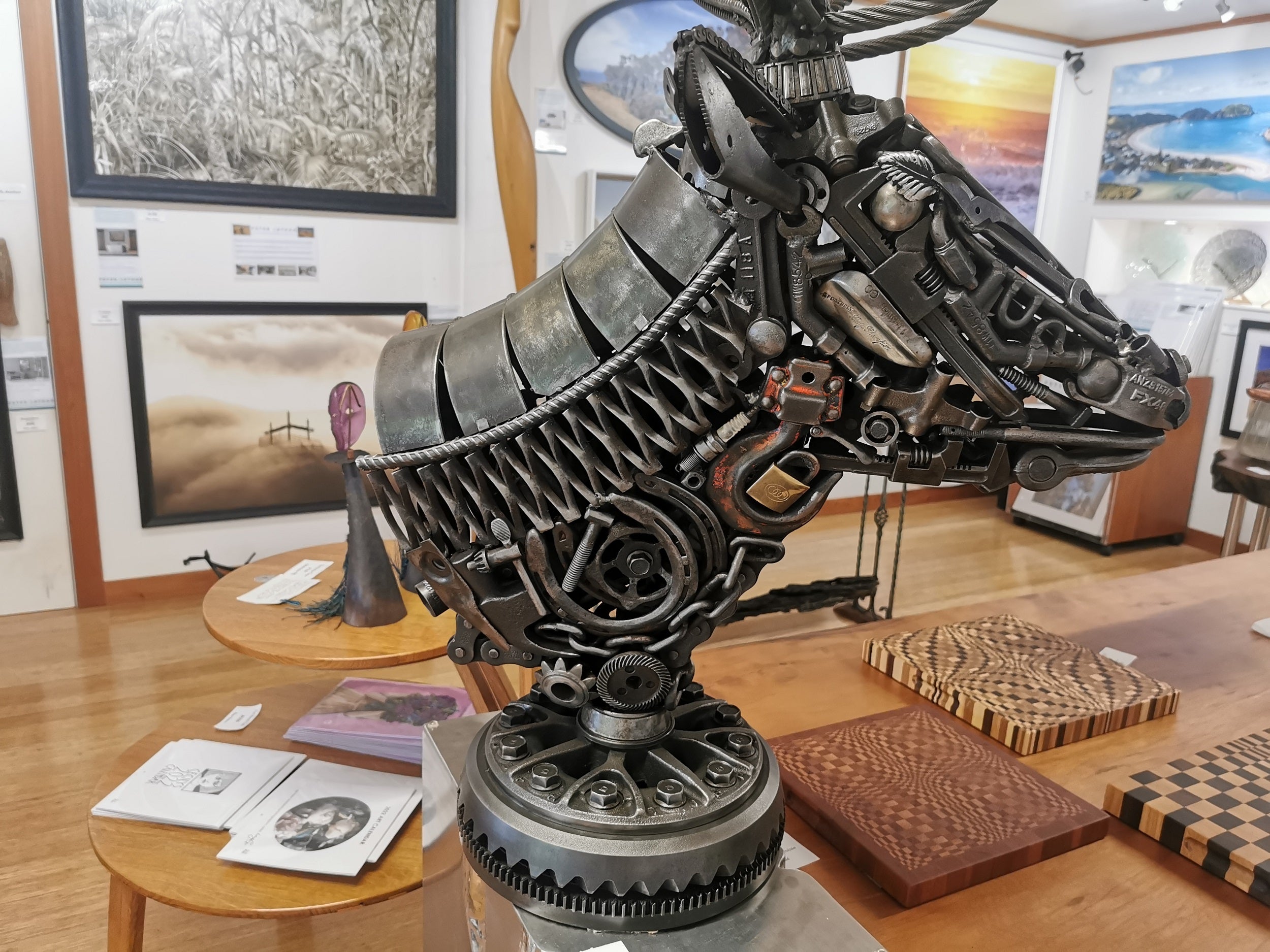 Stag Head Sculpture