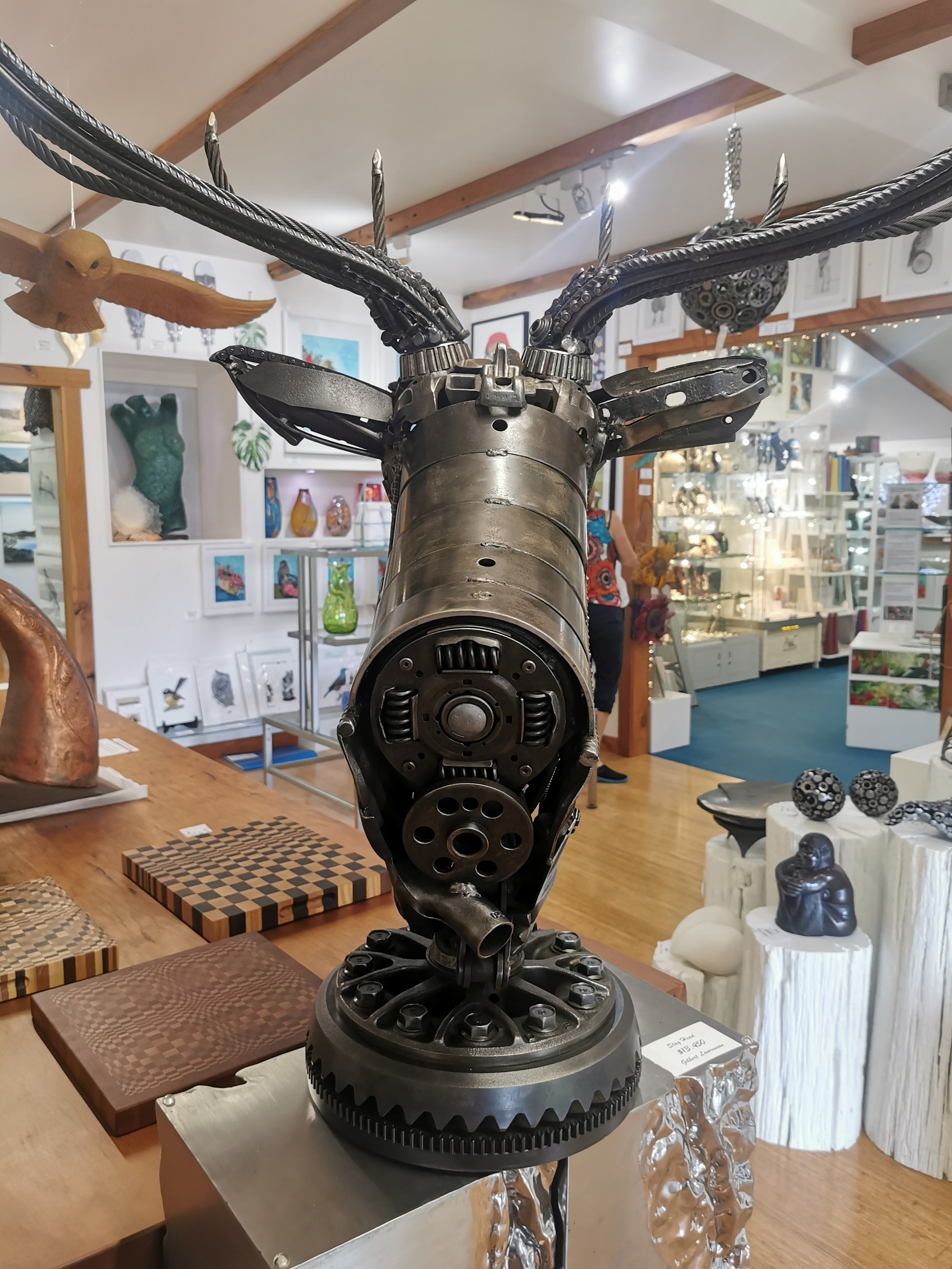 Stag Head Sculpture