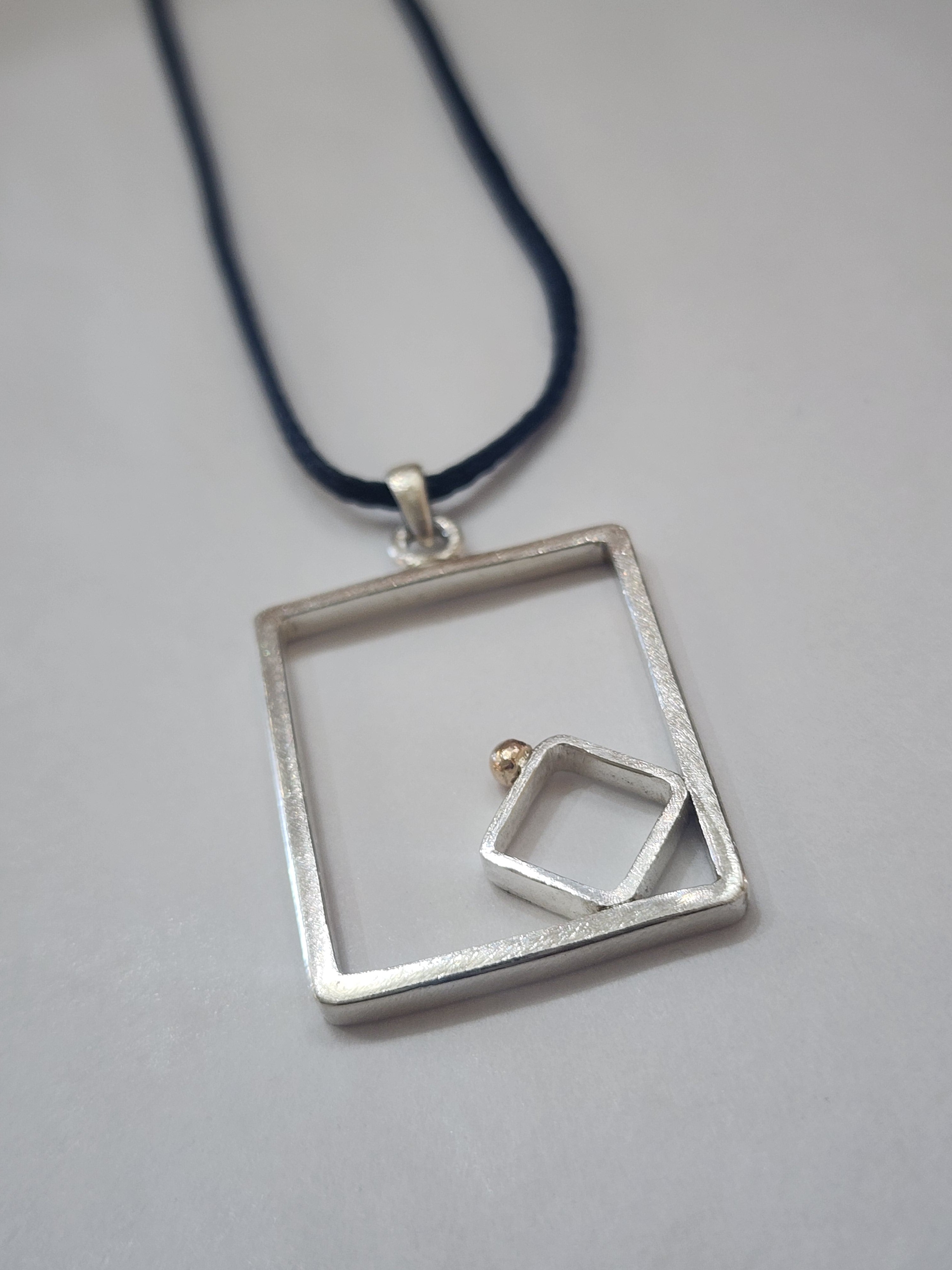 Sterling Silver Square Pendant
