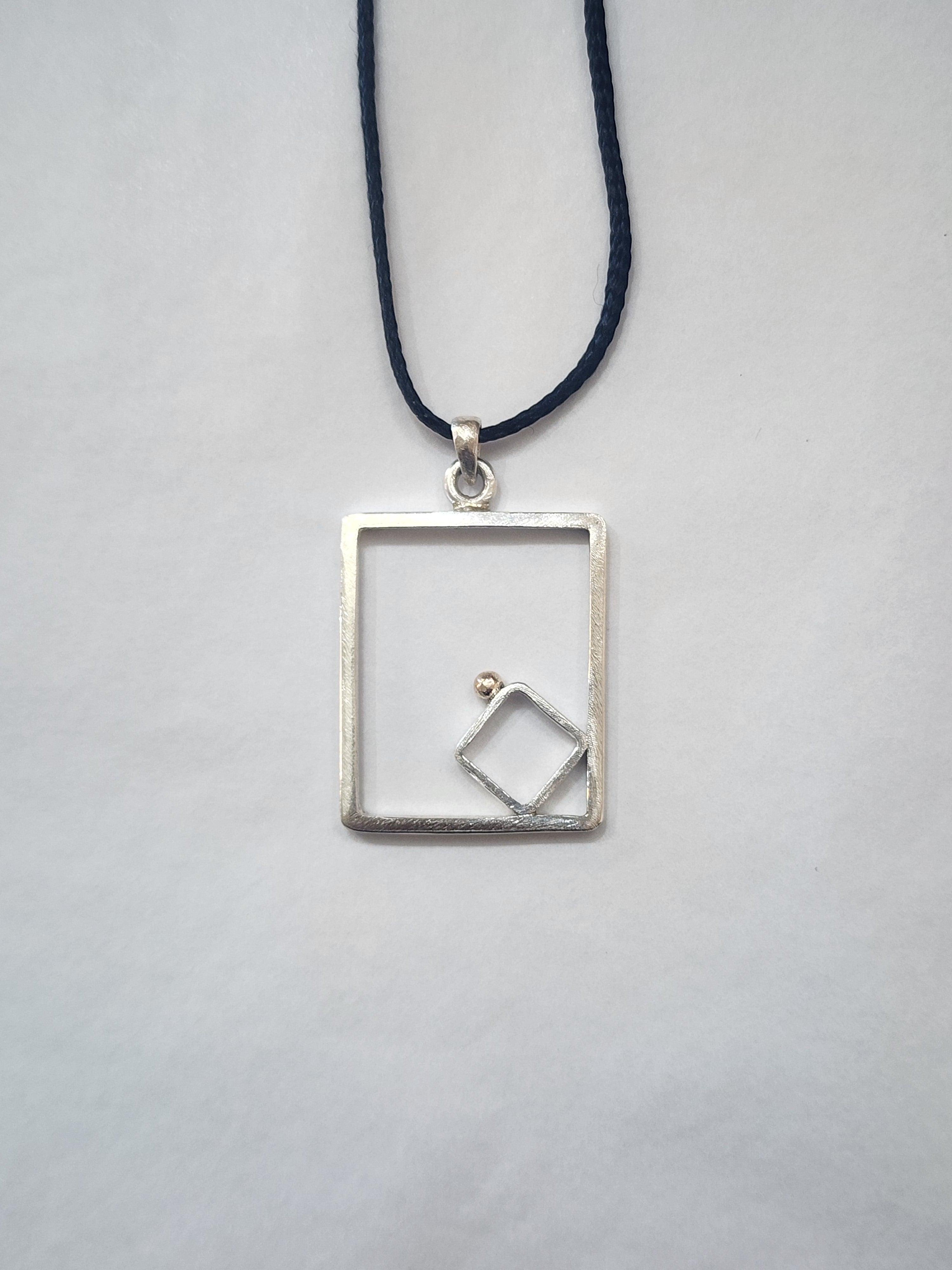 Sterling Silver Square Pendant