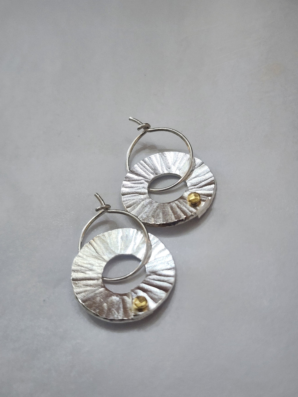 Sterling Silver Peel Earring