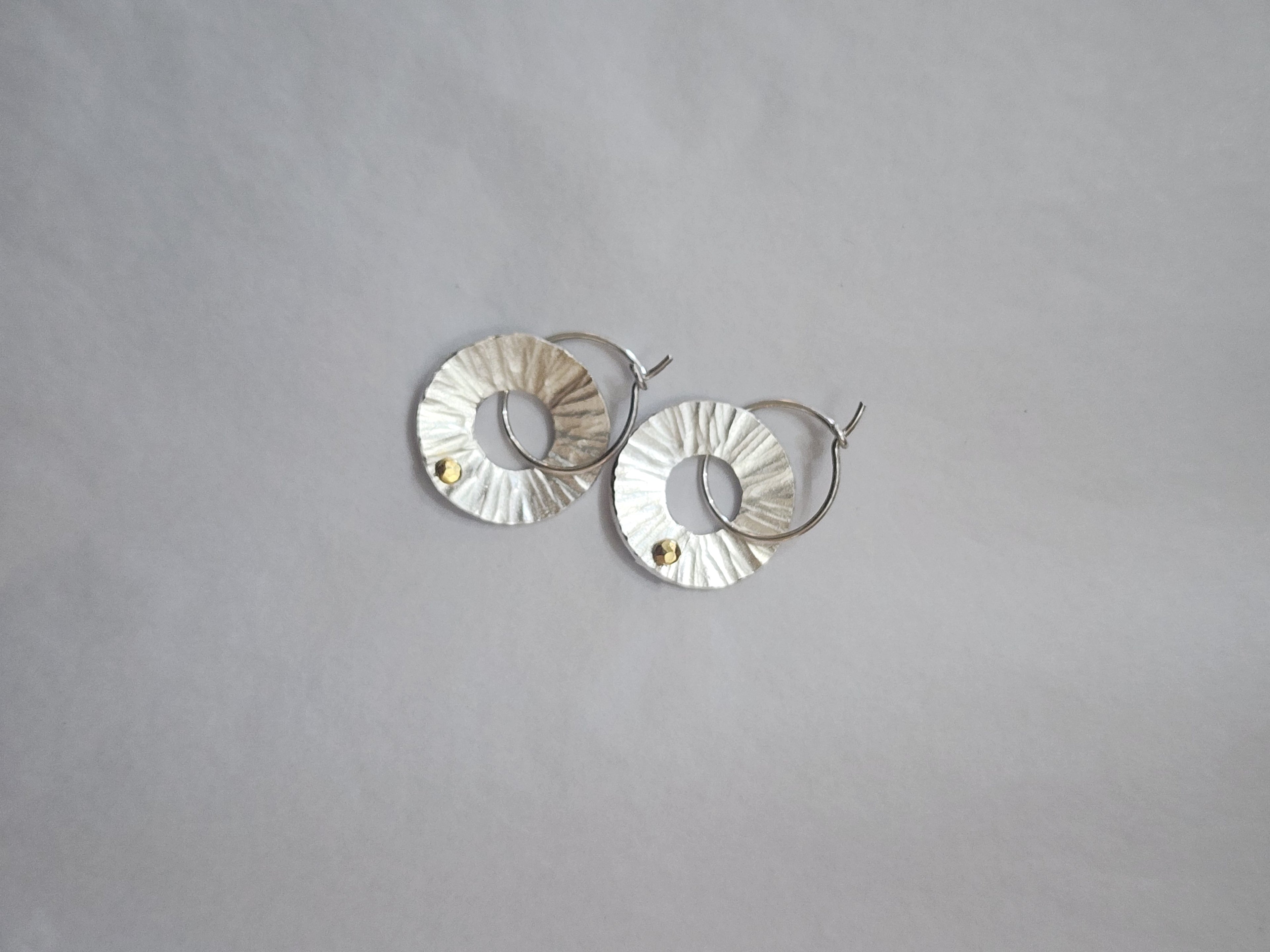 Sterling Silver Peel Earring