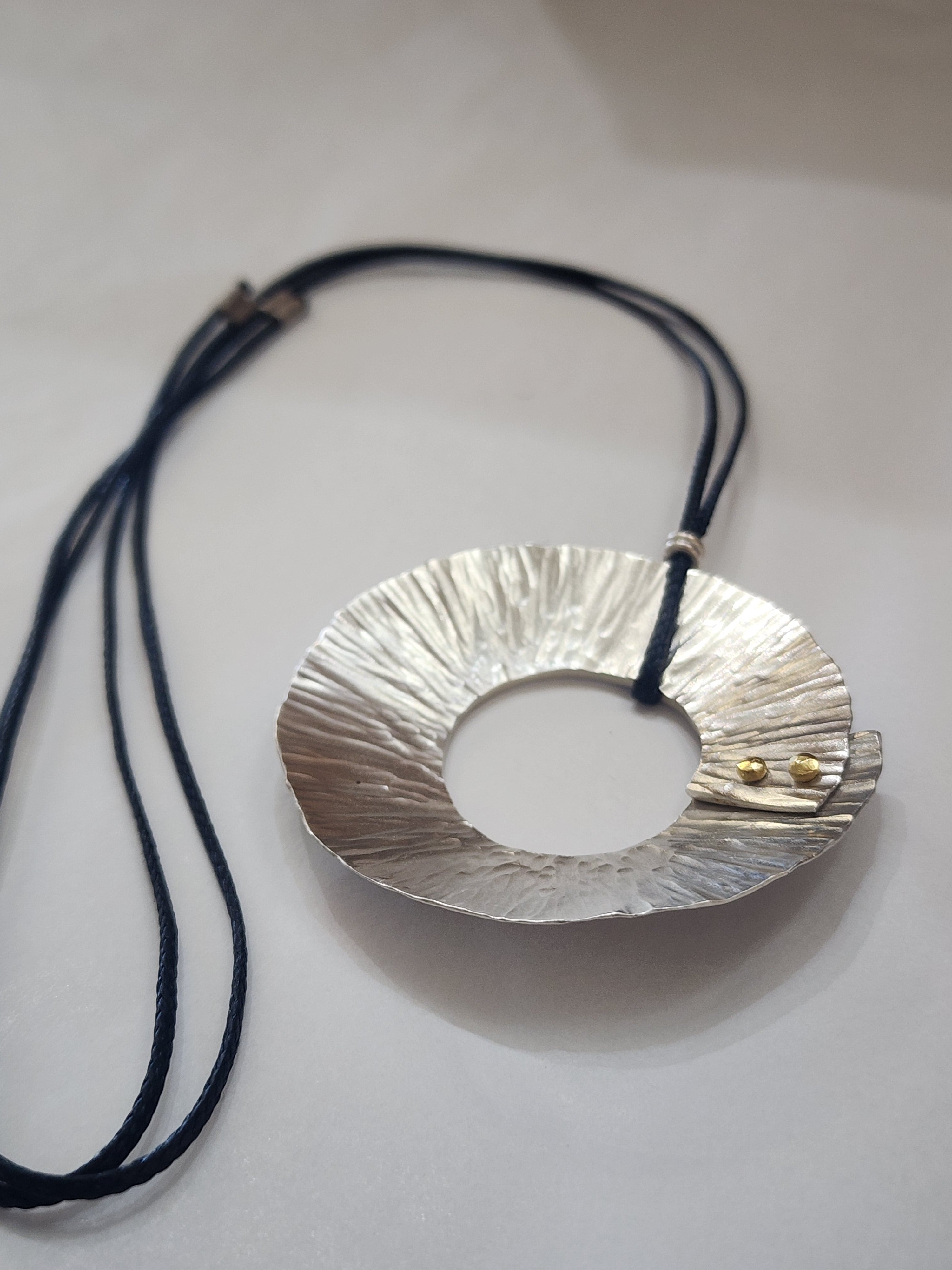 Sterling Silver Peel Pendant