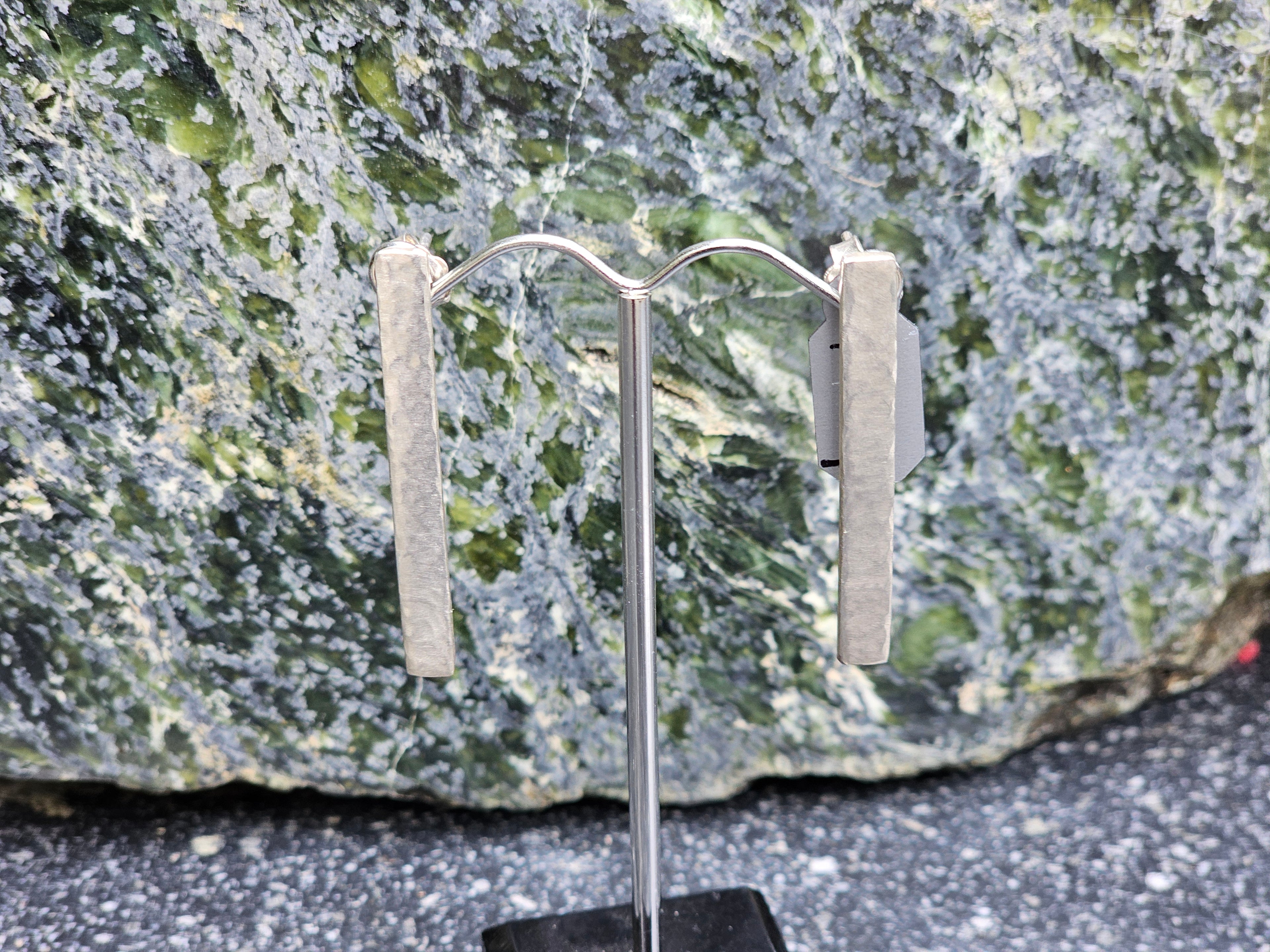 Sterling Silver Long Stud