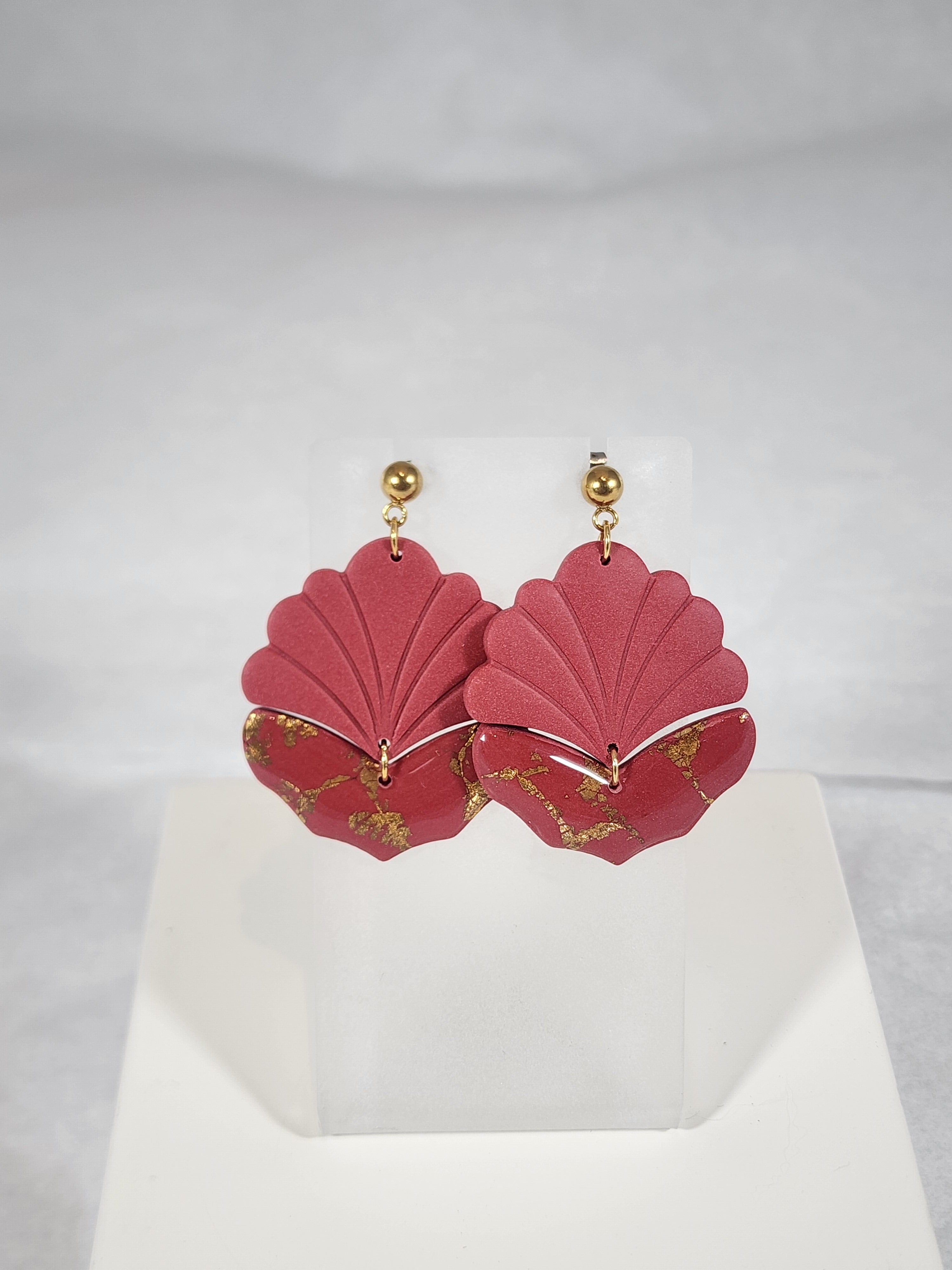 Seashell Corail - Earring