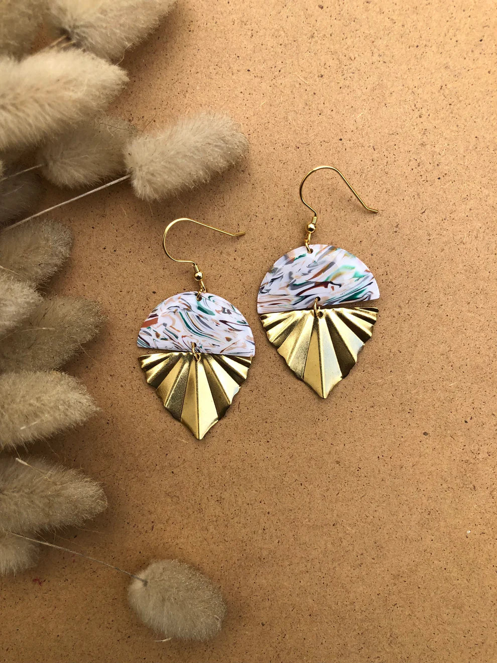 Frange White - Earring