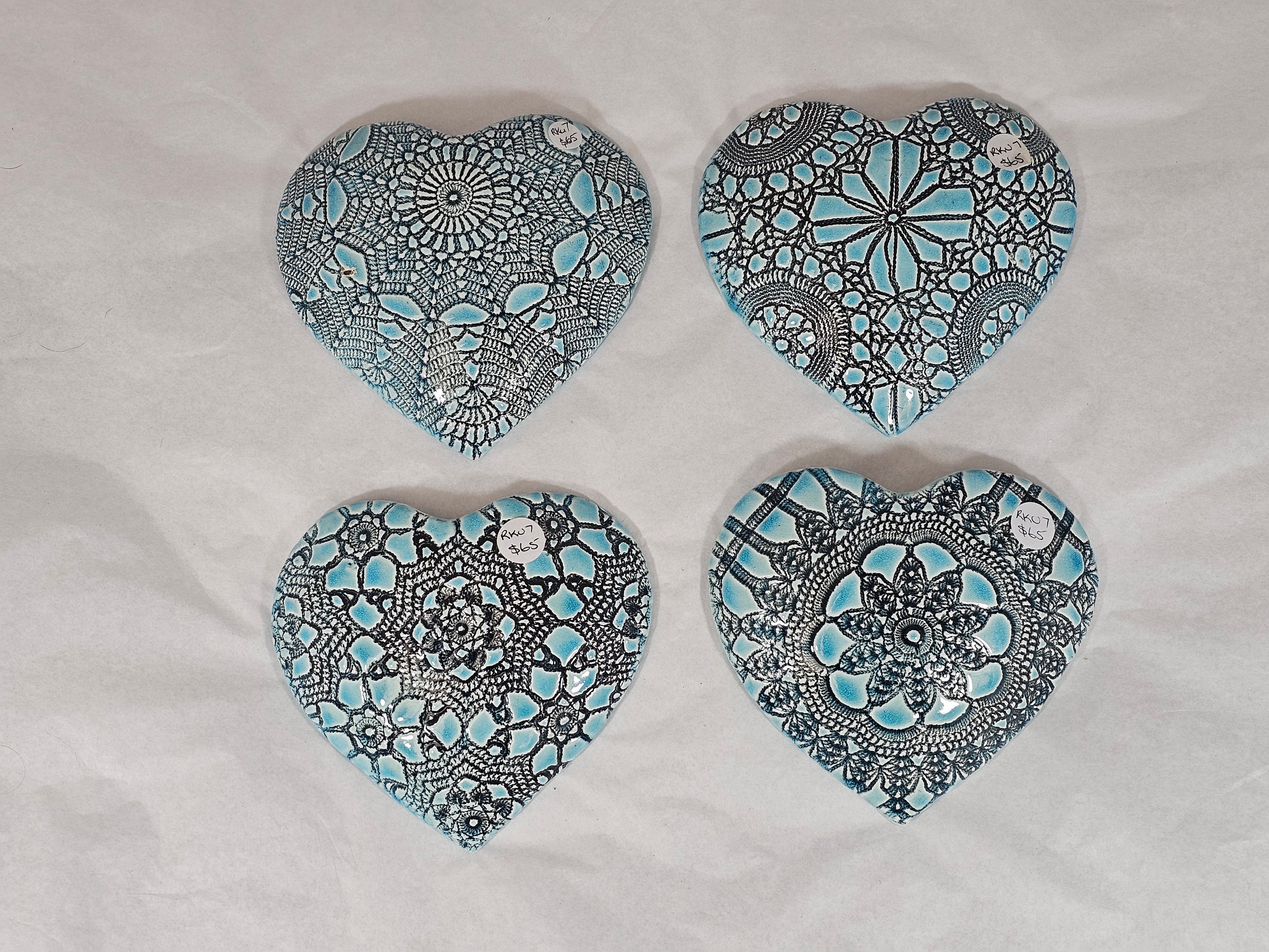 Hearts - Ceramic Wall Hanging