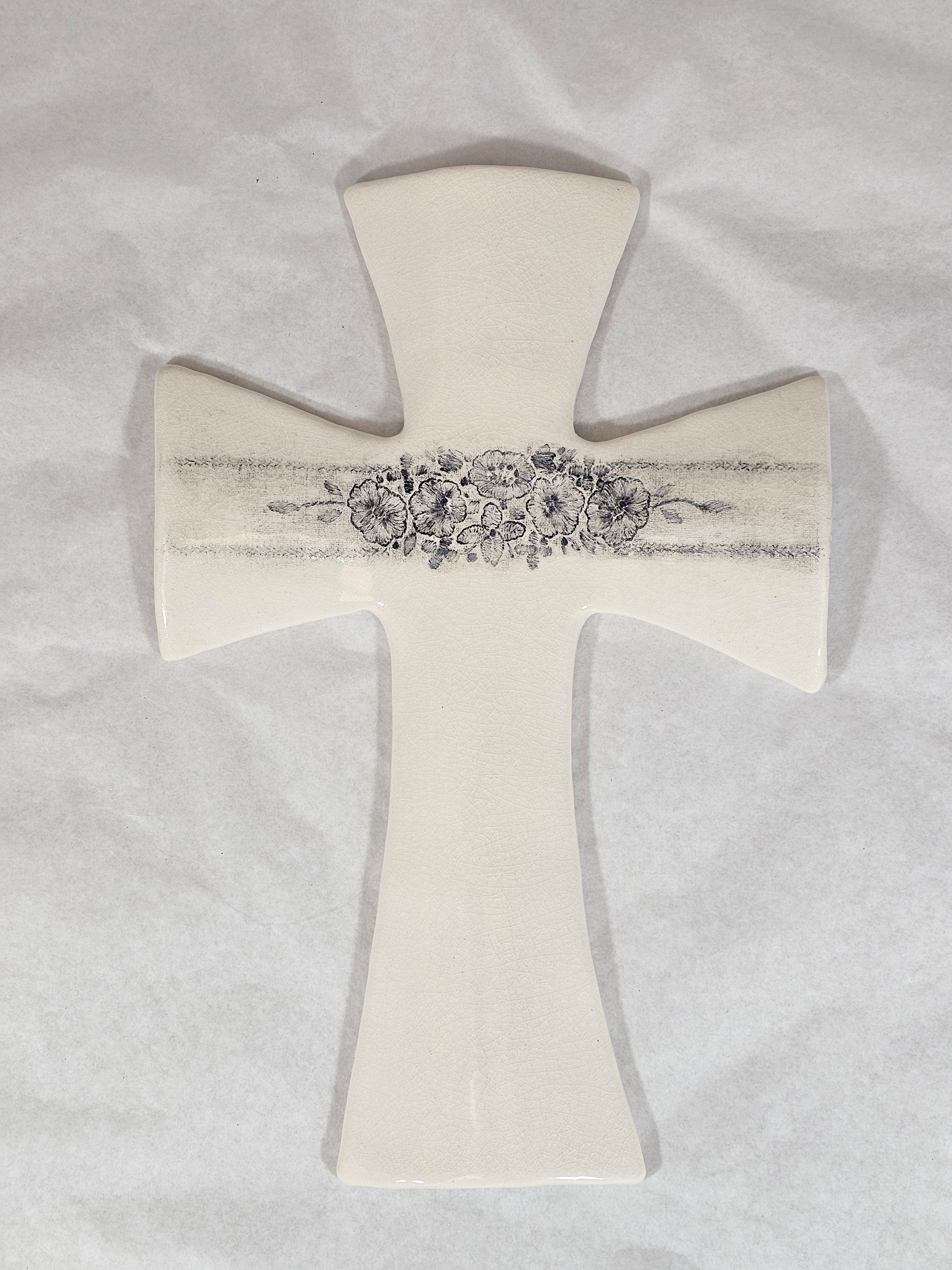 Cross - Ceramic Wall Hanging