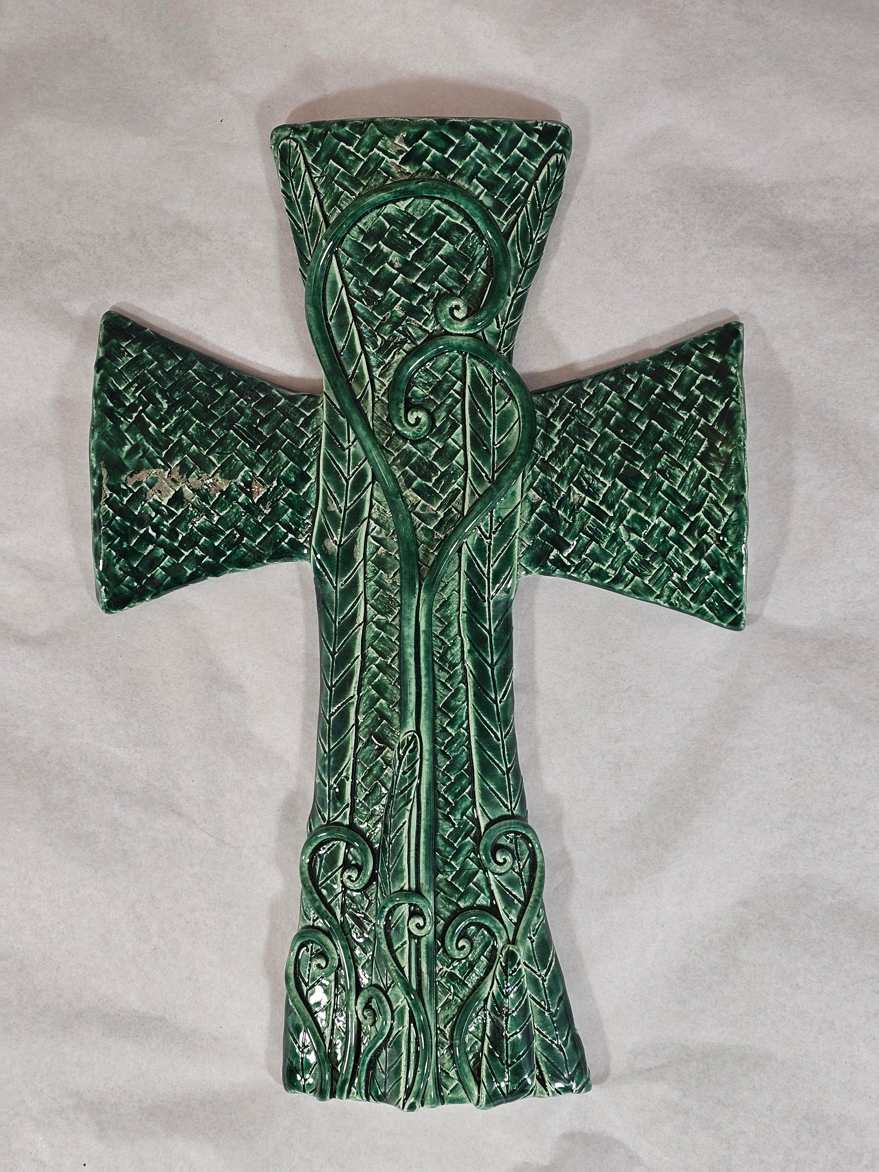 Cross - Ceramic Wall Hanging