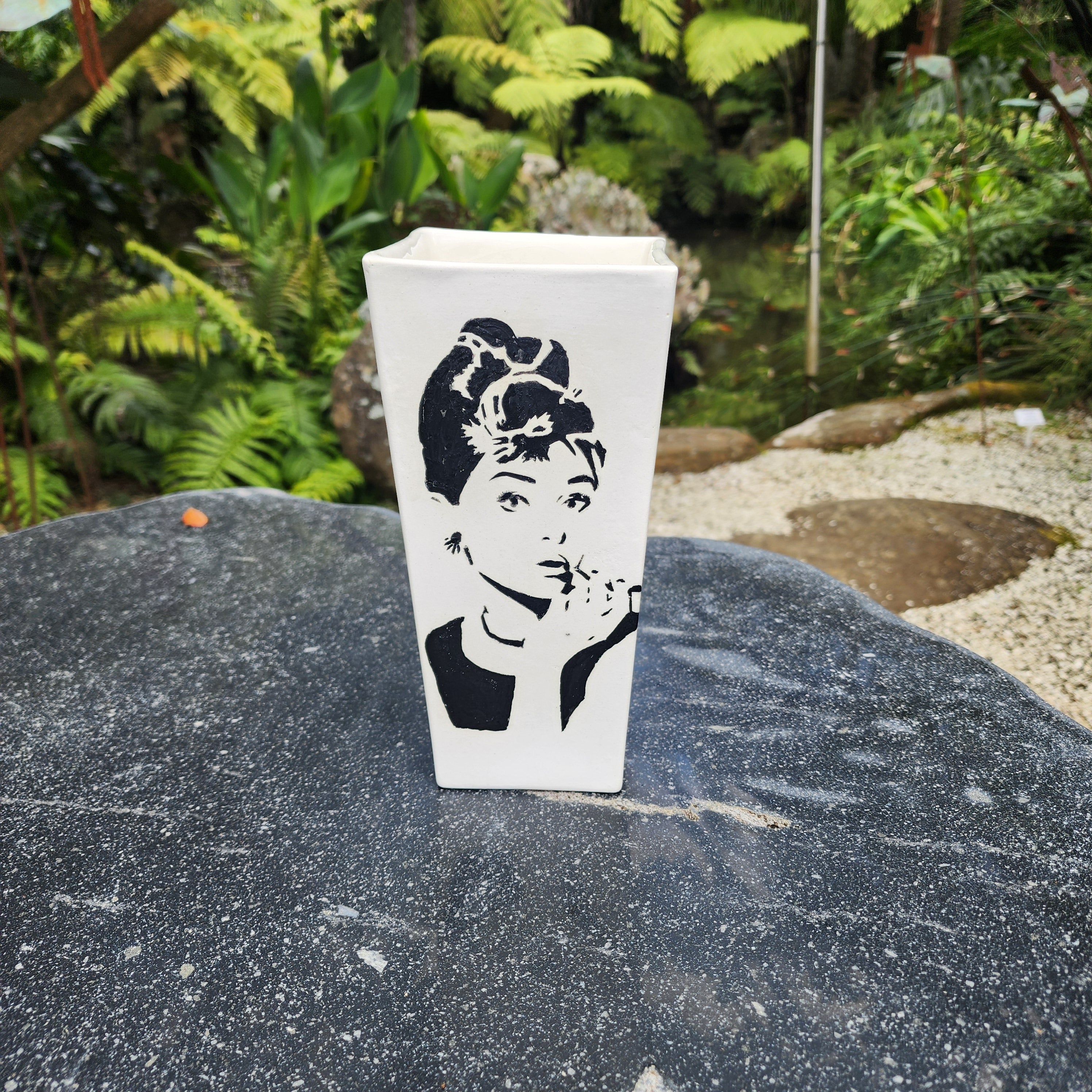 Audrey Hepburn Vase