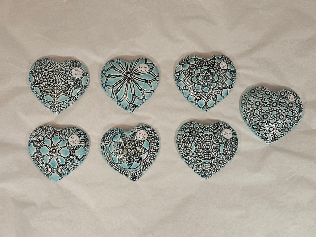 Hearts - Ceramic Wall Hanging