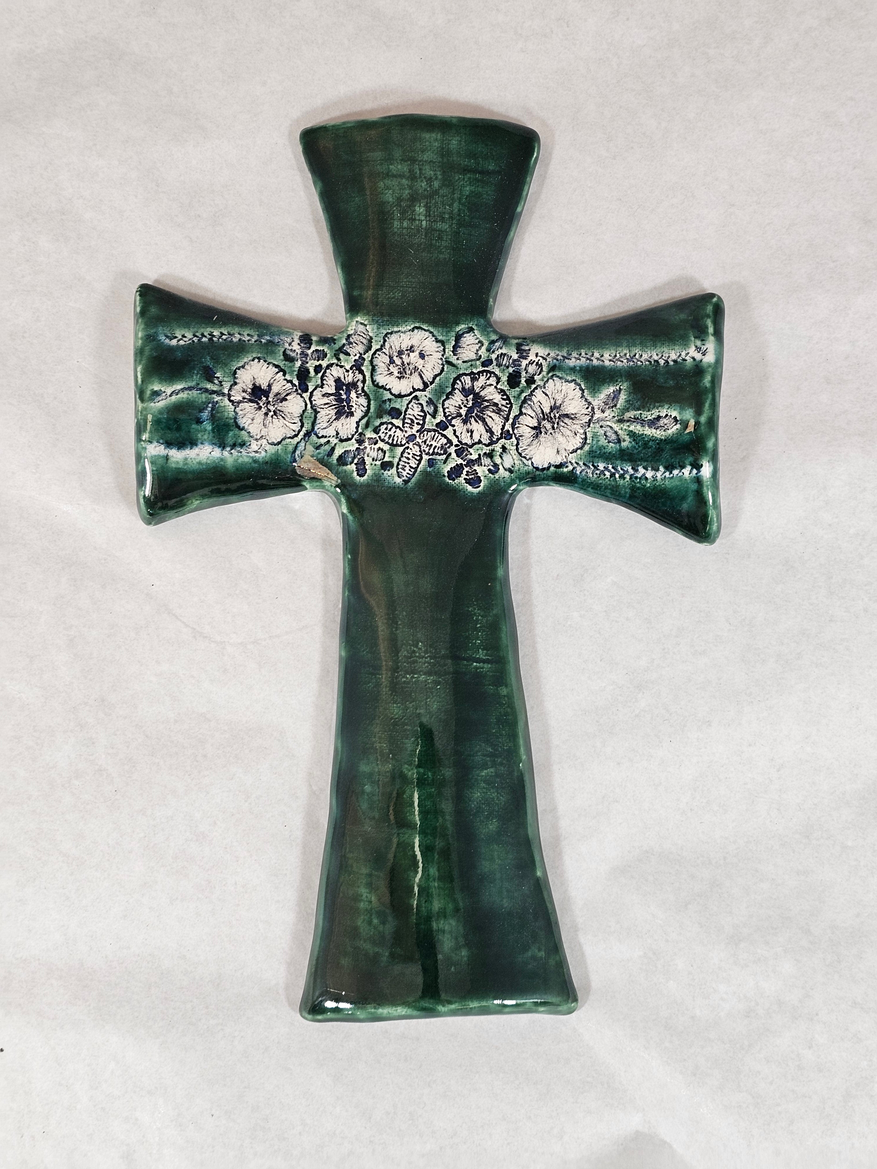 Cross - Ceramic Wall Hanging