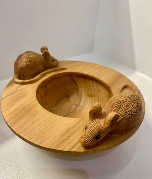 Two Mice Rimu Bowl