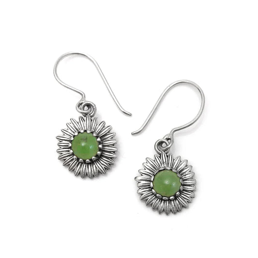Pounamu Daisy Earring