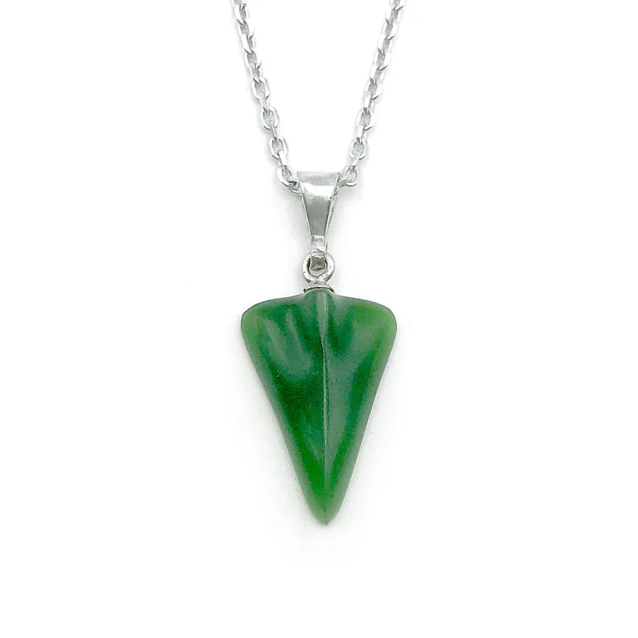 Jet Plane Charm Pendant - Pounamu