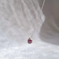 Briar Bud Necklace - with Rodolite Garnet