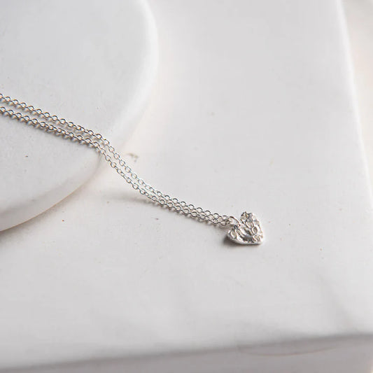 Lace Mini Heart Necklace