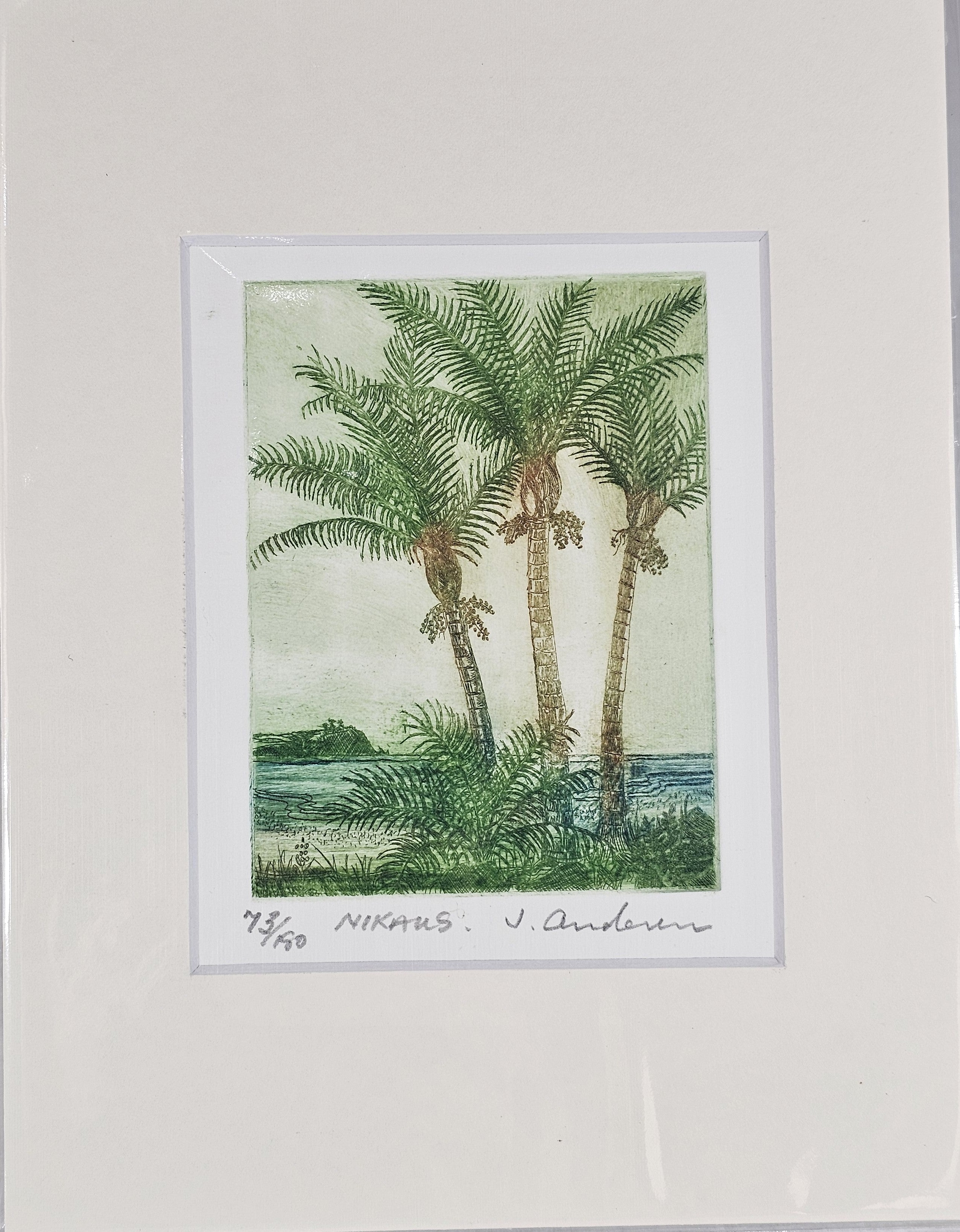 Limited Edition Etching Prints - Flora