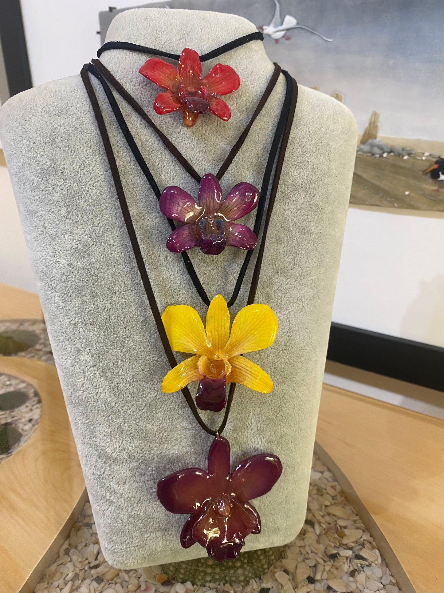 Orchid Necklaces from $39 - $59