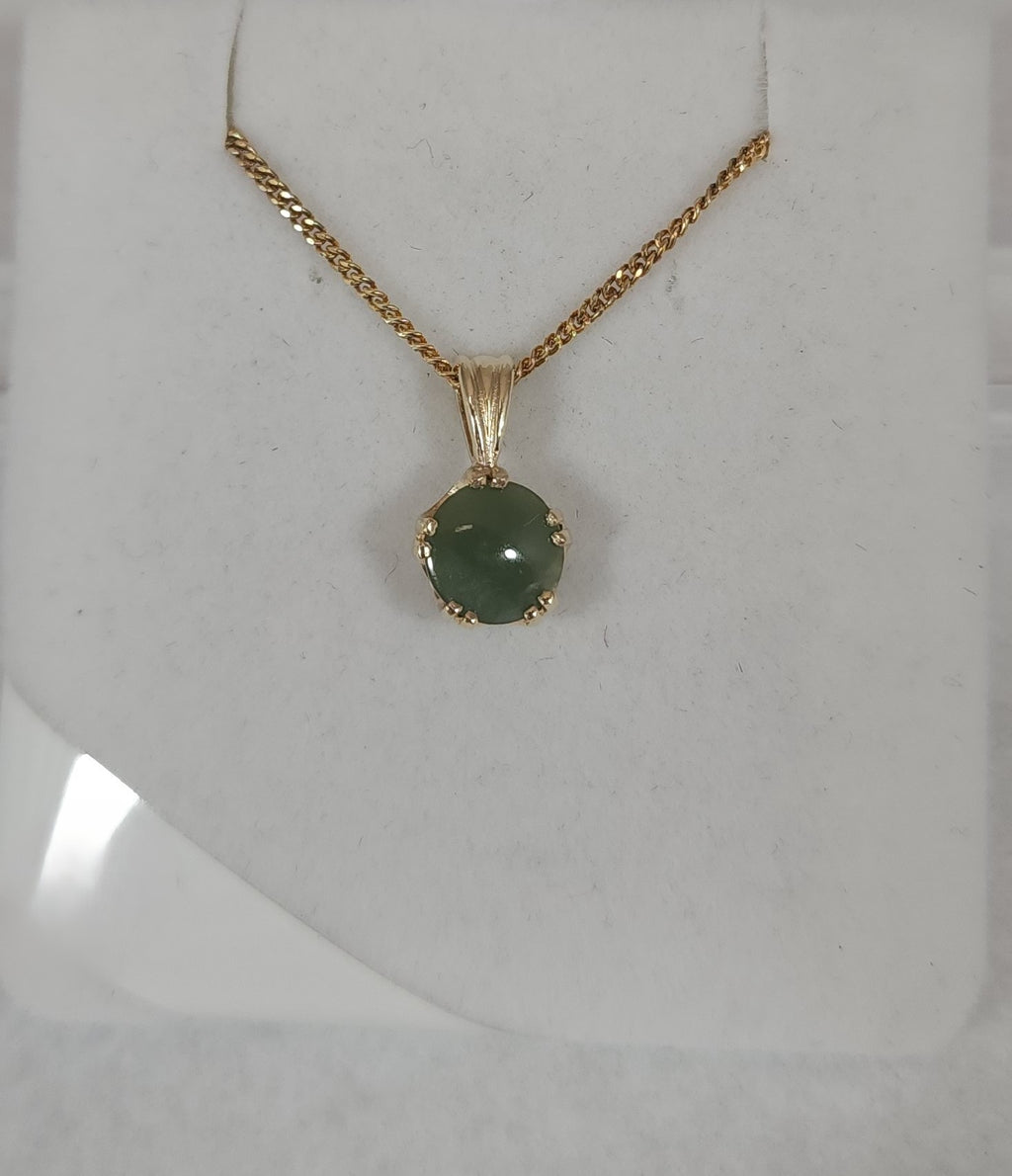 Round Pounamu - Pendant