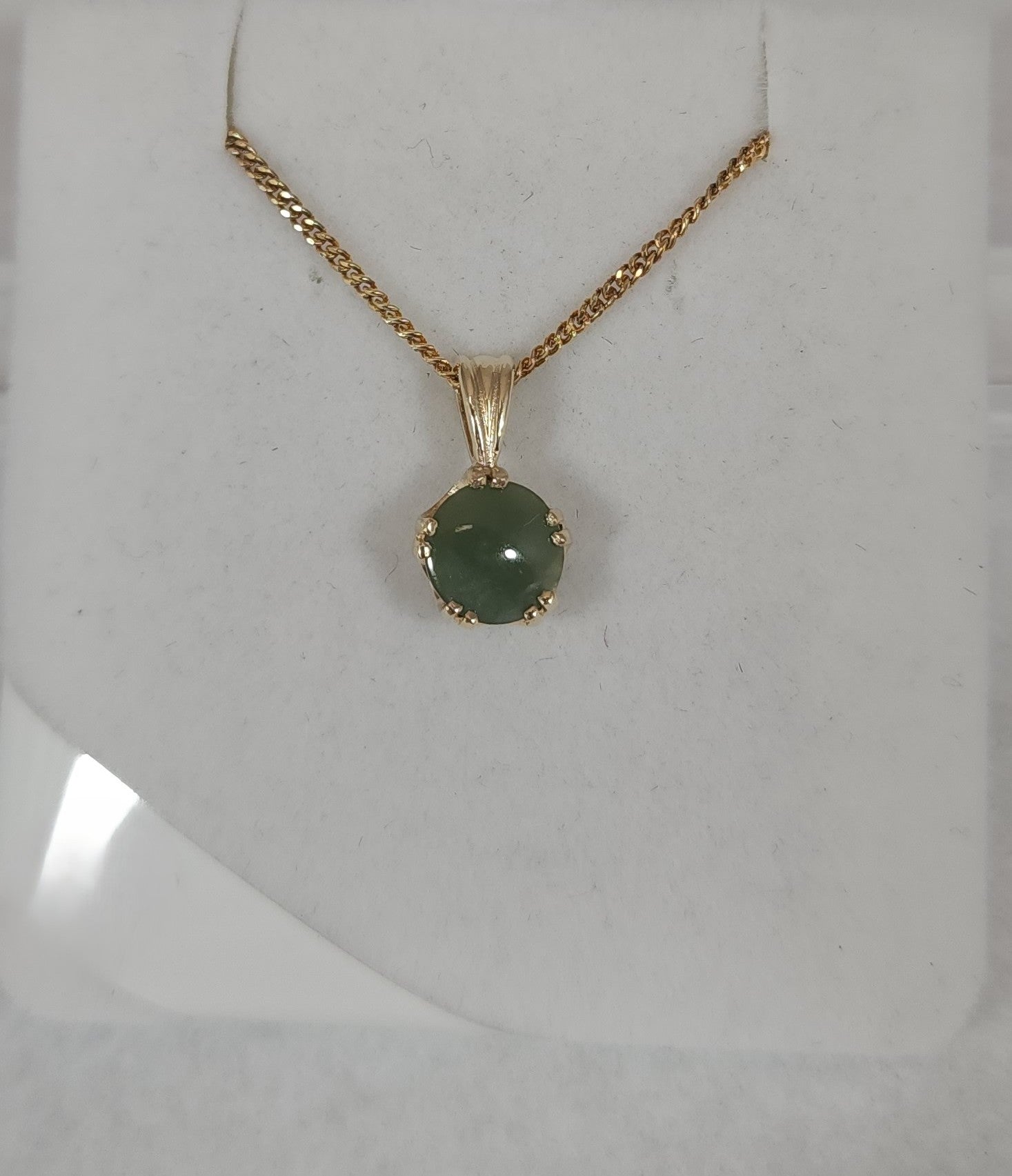 Round Pounamu - Pendant
