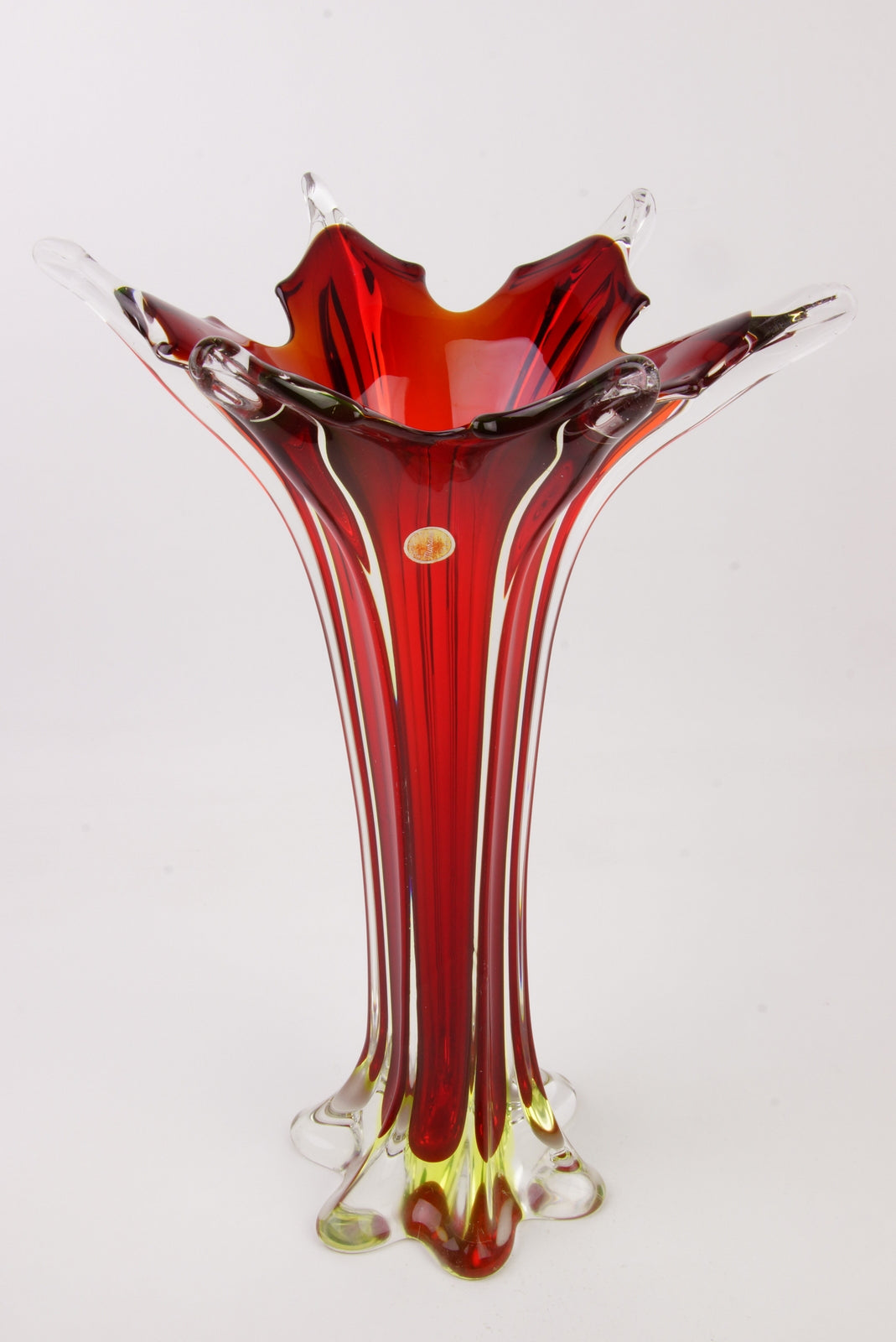 Red Murano Vase