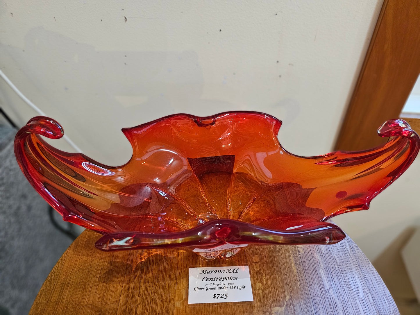 Murano XXL Red/Tangerine Centrepiece