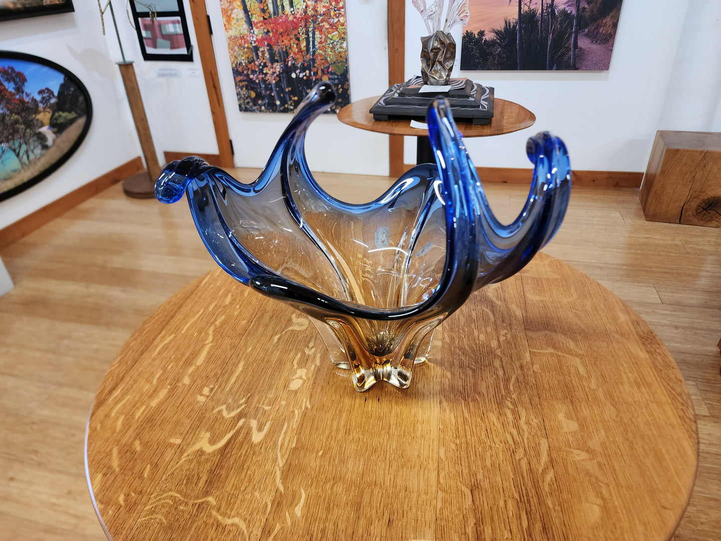 Murano XL Blue/Sapphire Centrepiece