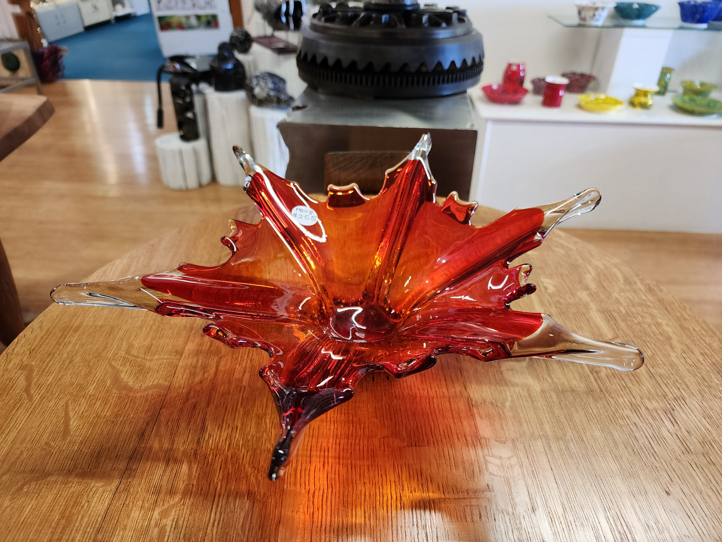 Murano Medium Red Open Centrepiece