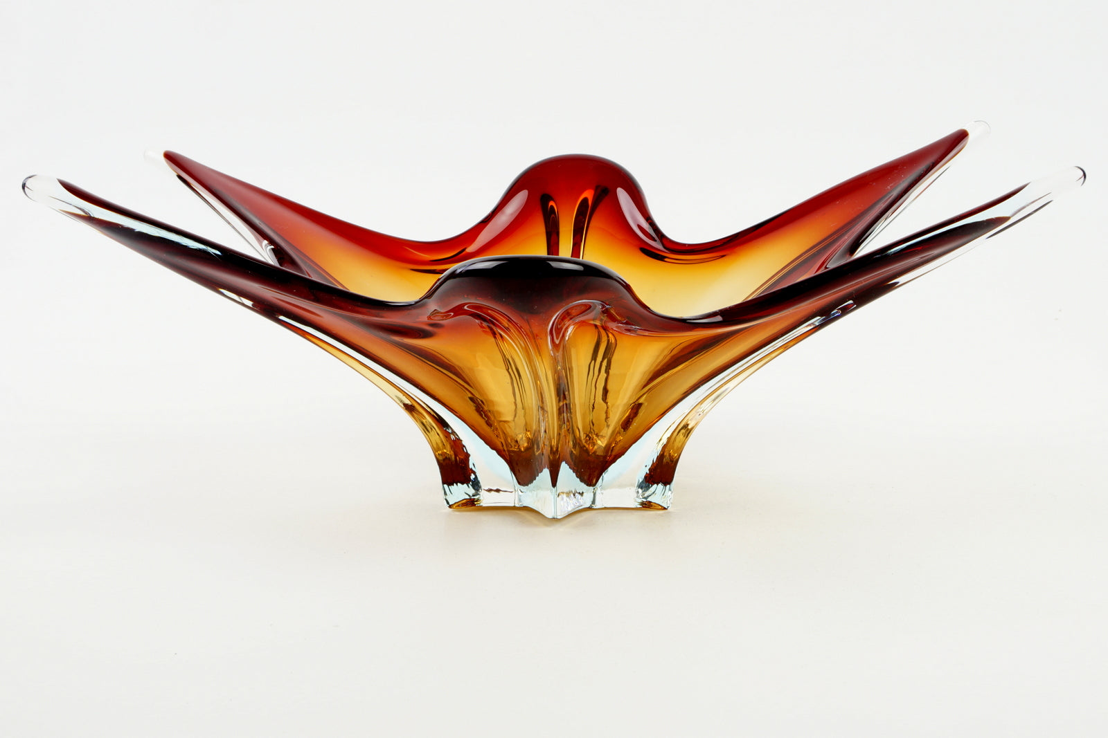 Red/Orange Murano Centrepiece