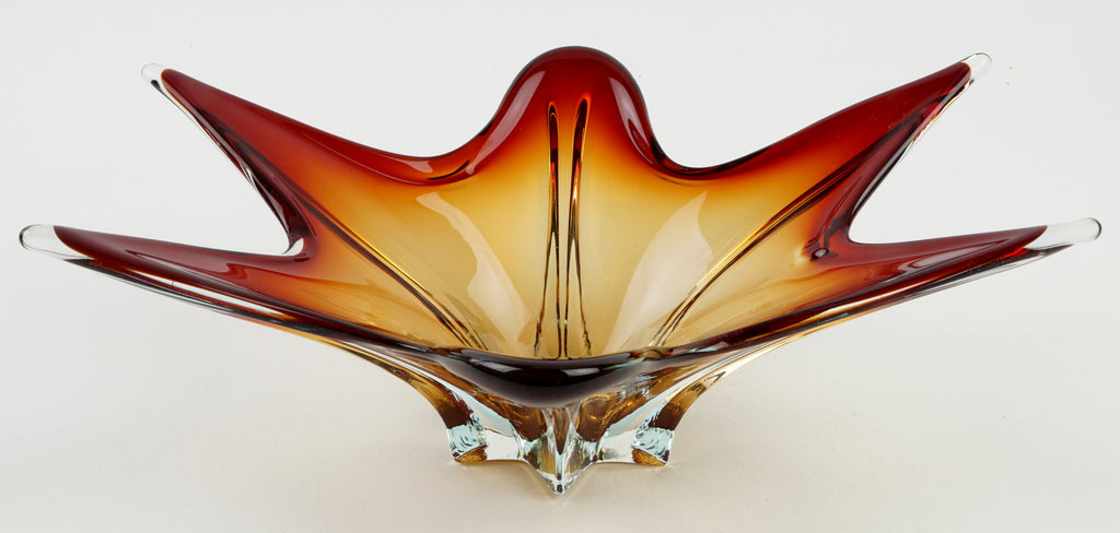 Red/Orange Murano Centrepiece