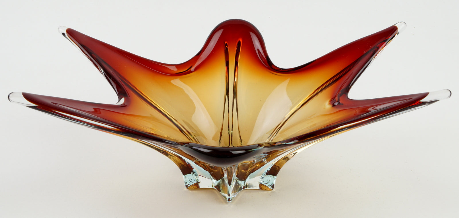 Red/Orange Murano Centrepiece