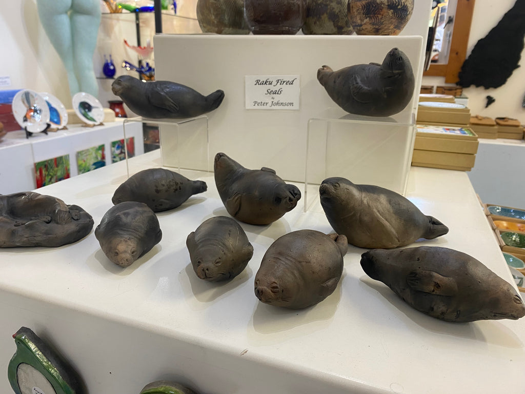 Raku Fired Ceramic Seals from $55