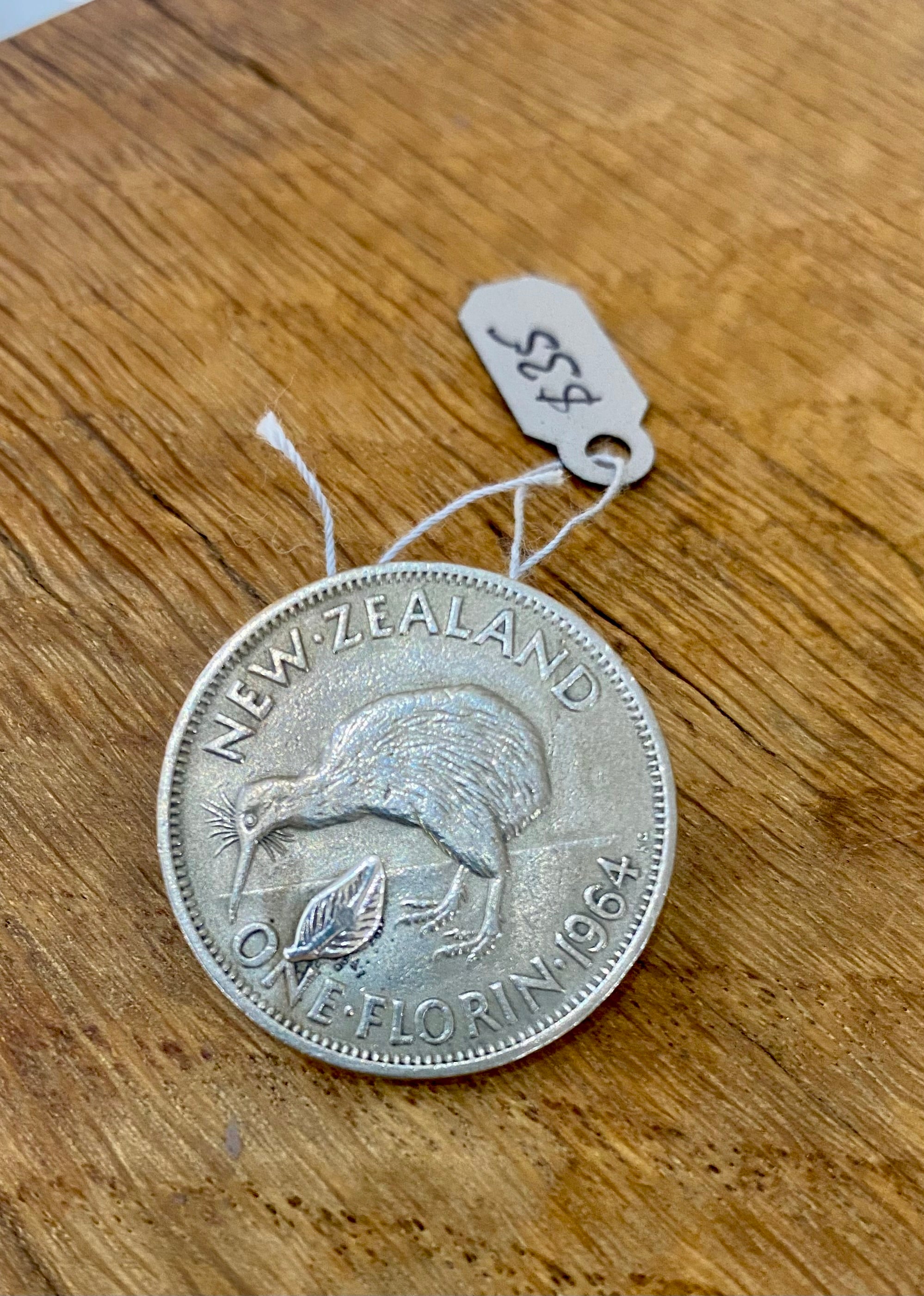 One Florin Coin Brooche