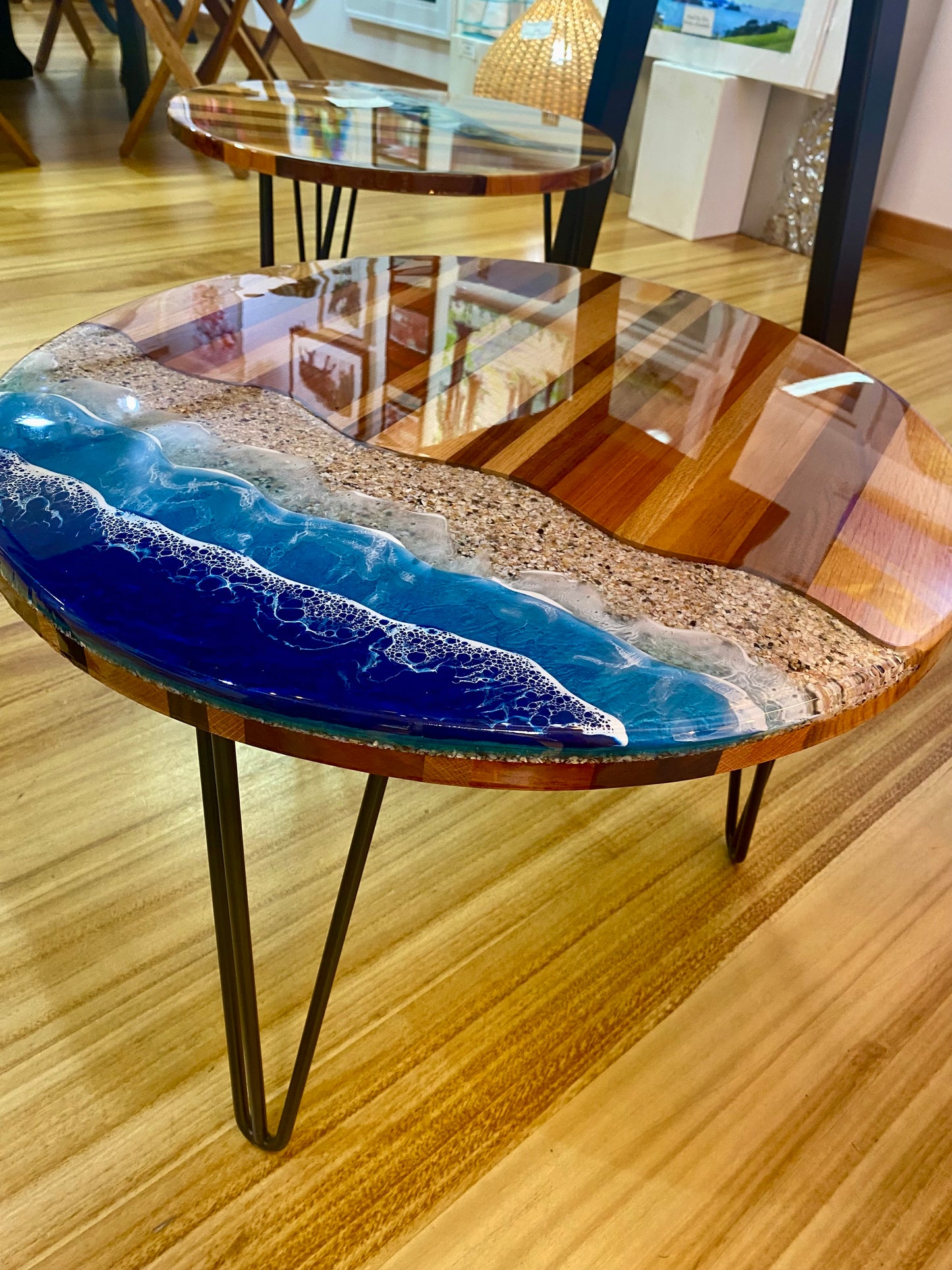 Tane Smith Resin Round Tables