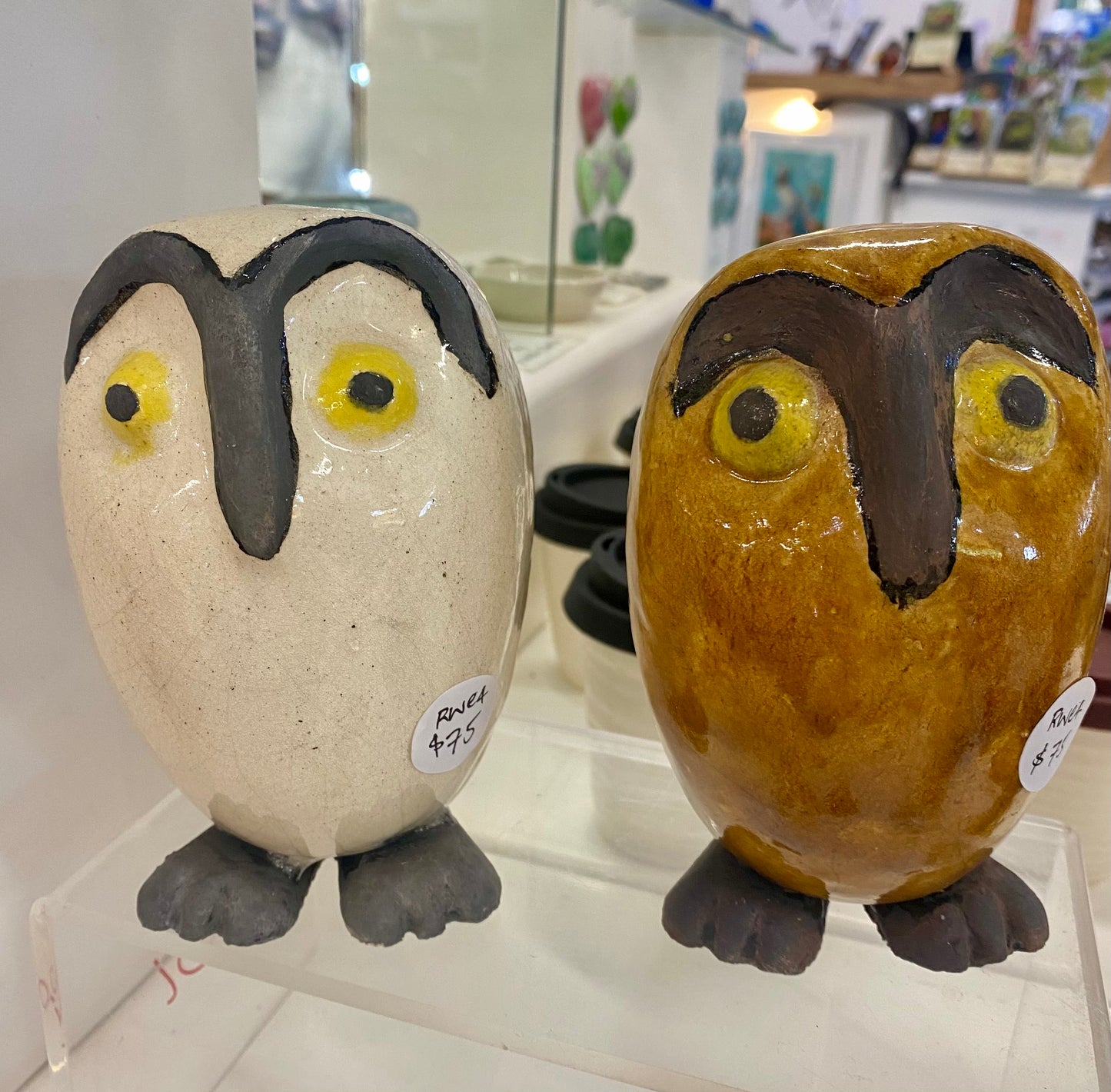 Ceramic owls