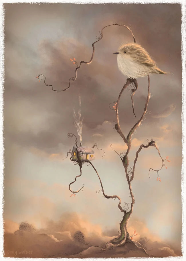 Riroriro (Grey Warbler) - Limited Edition Paper Print