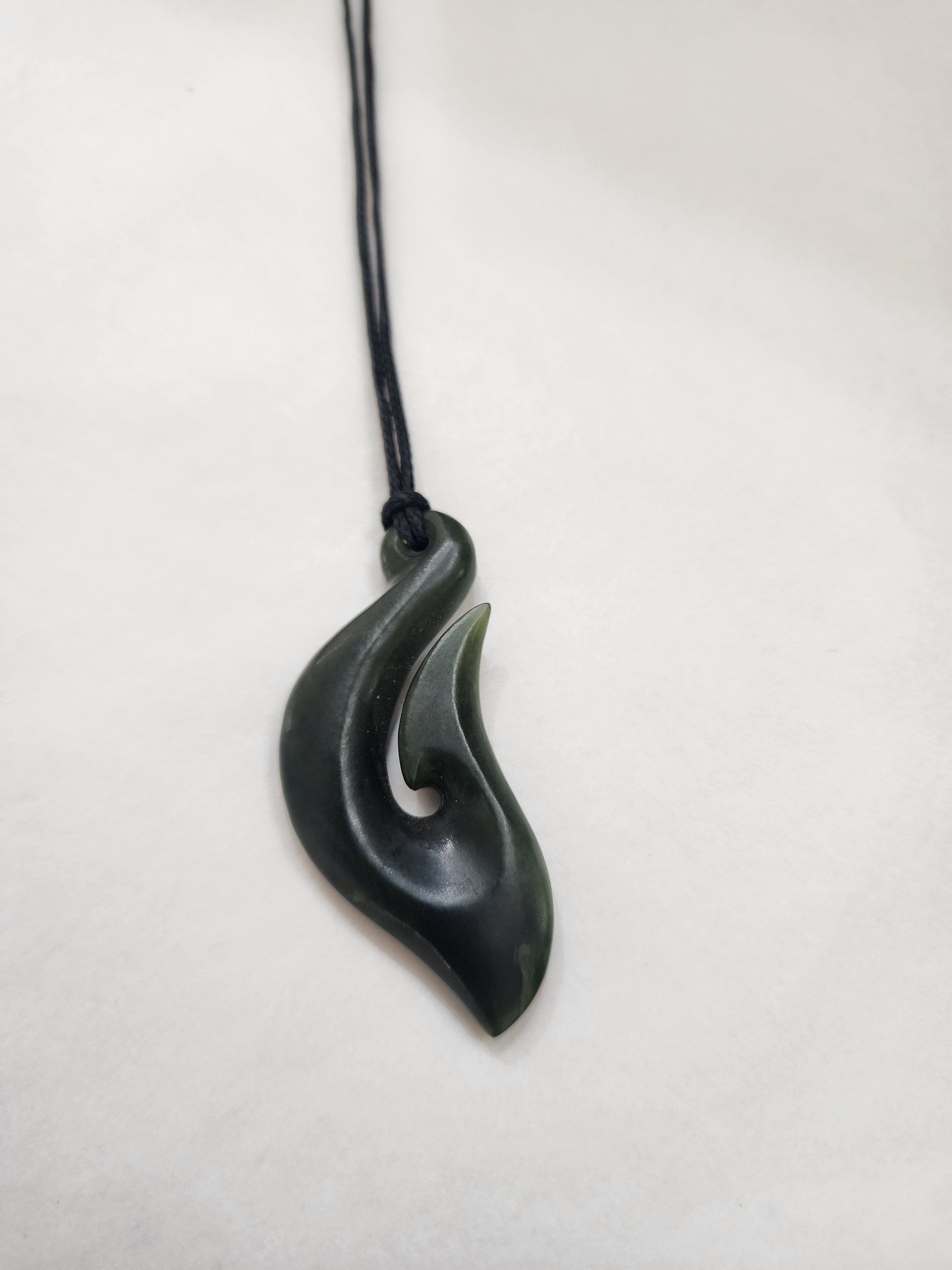 Medium Hook Pendant - Pounamu - SOLD