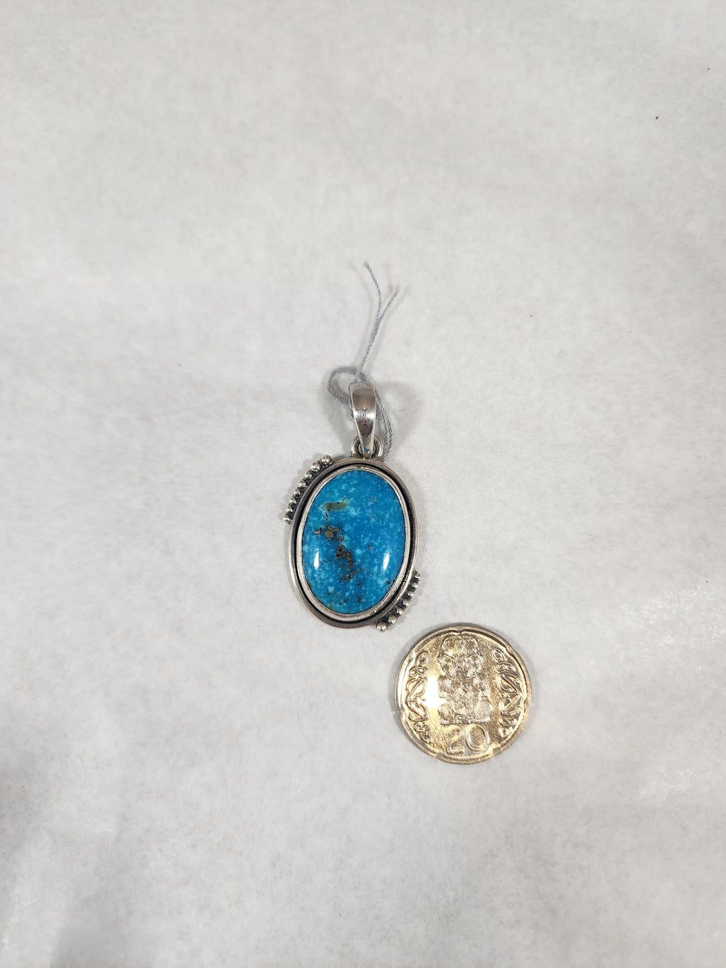 Turquoise Small Oval - Pendant