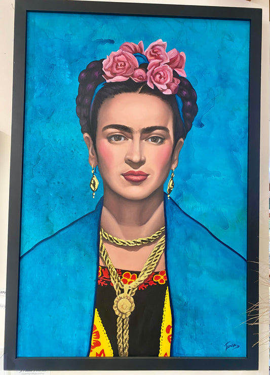 Framed Frida Kahlo