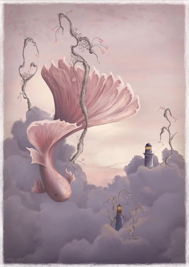 The Fish & The Lighthouses - Limited Edition Paper Print