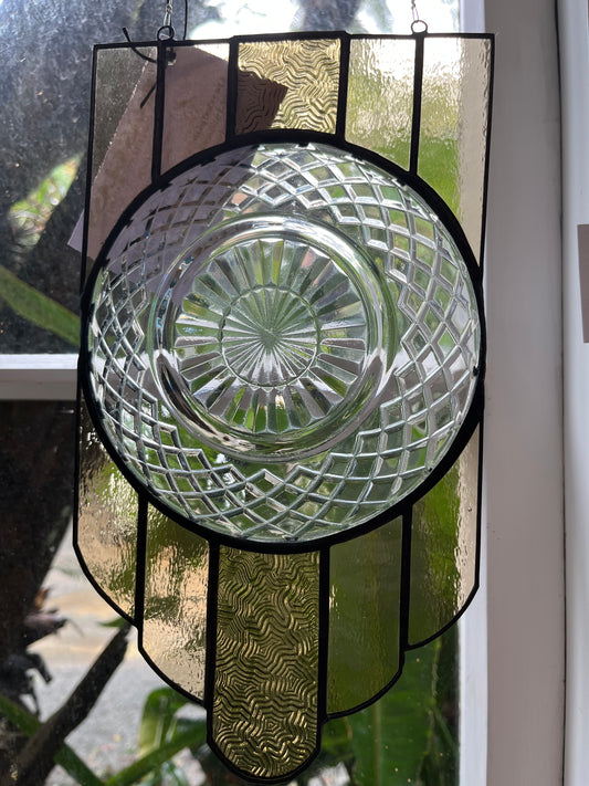 Upcycled Saucer - brown