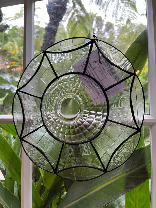 Upcycled Saucer Clear