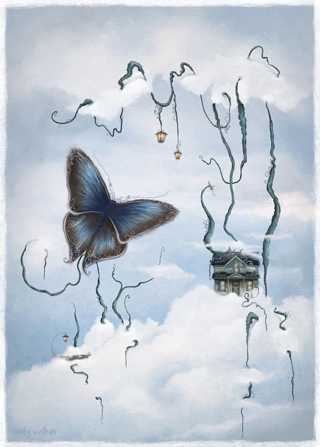 Blue Butterfly - Limited Edition Paper Print