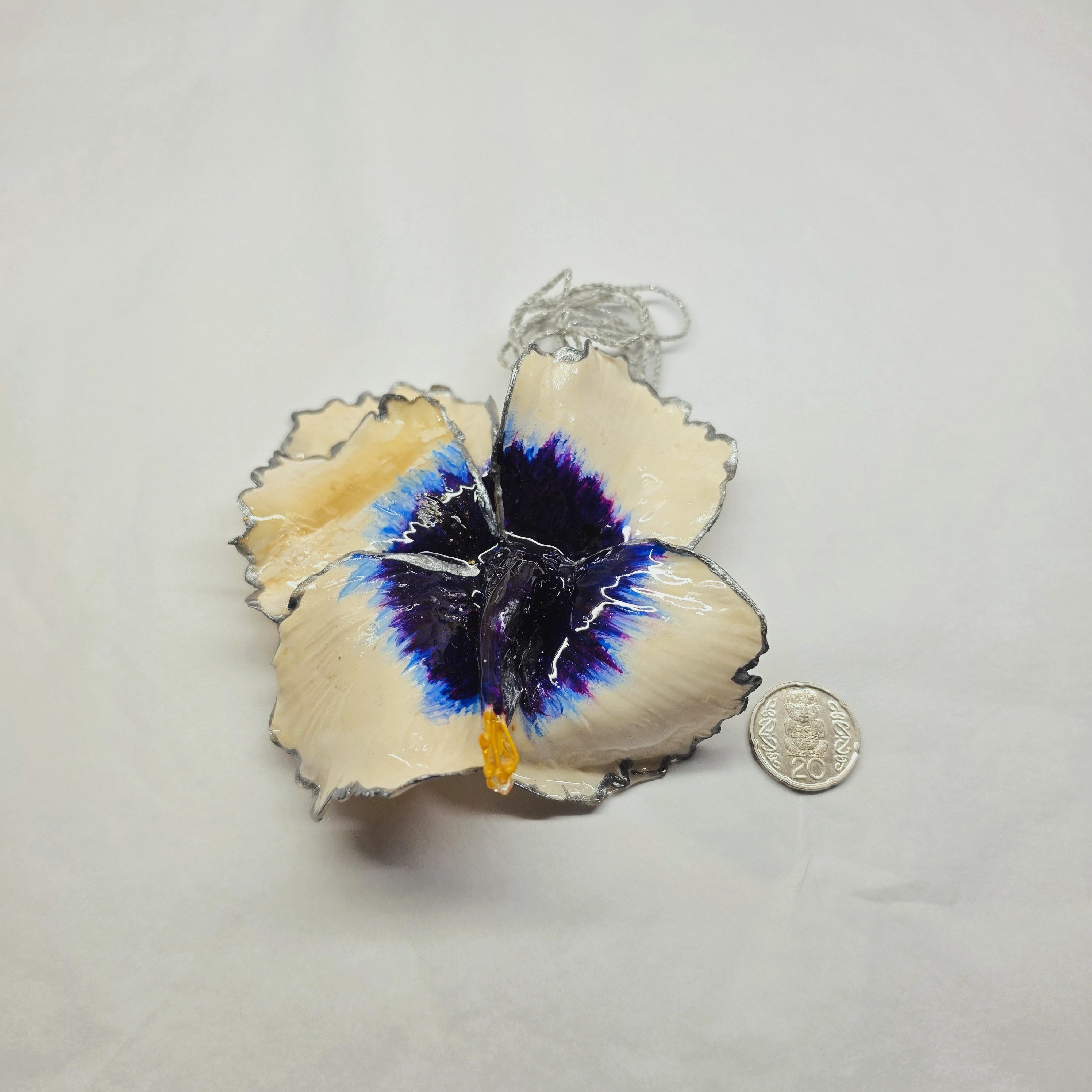 Hibiscus Pendant - Large