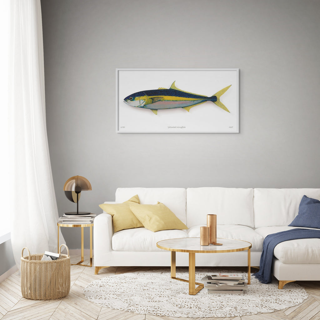 Yellow Tail Kingfish - Paper Print