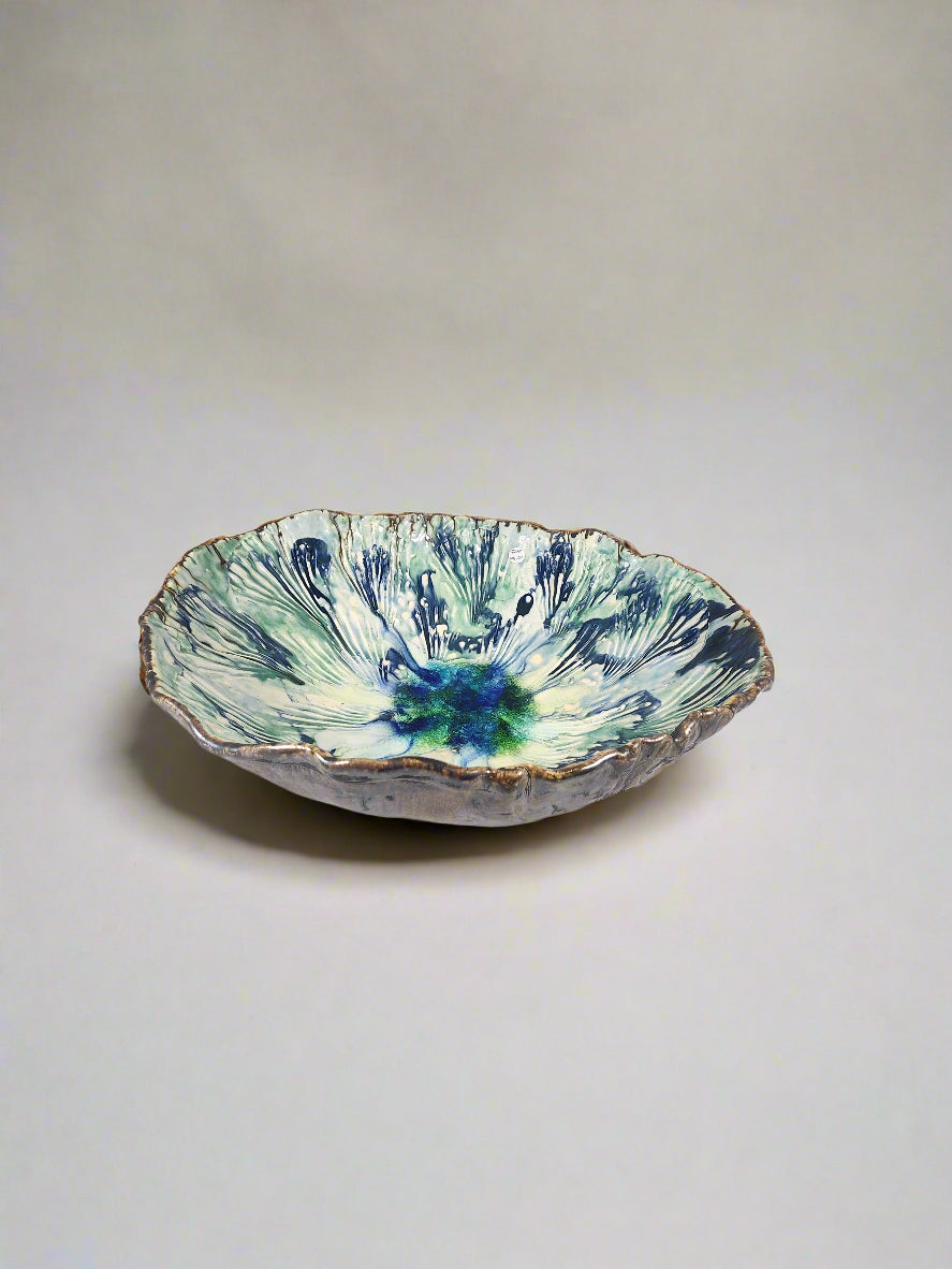 Large Shell Round Bowl