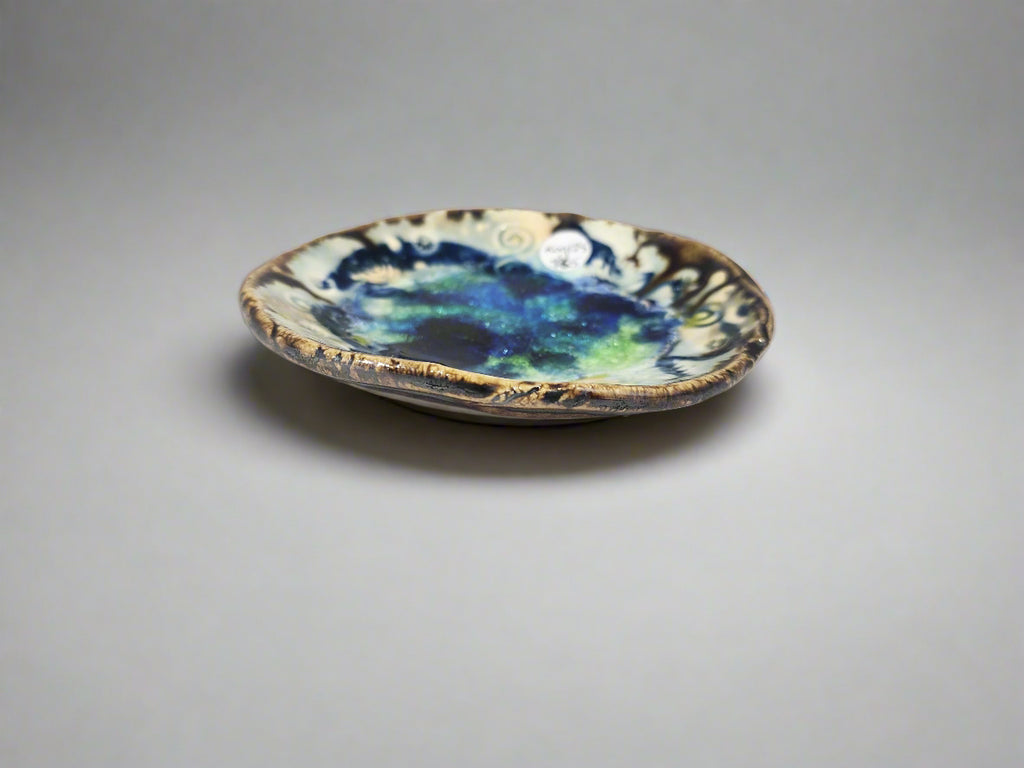Small Dark Blue Dish
