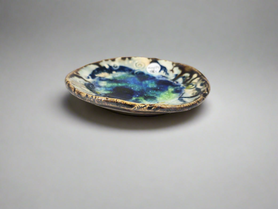 Small Dark Blue Dish